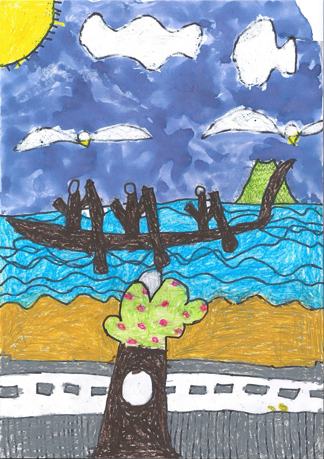 Hand-Drawn Art to Vector — Before