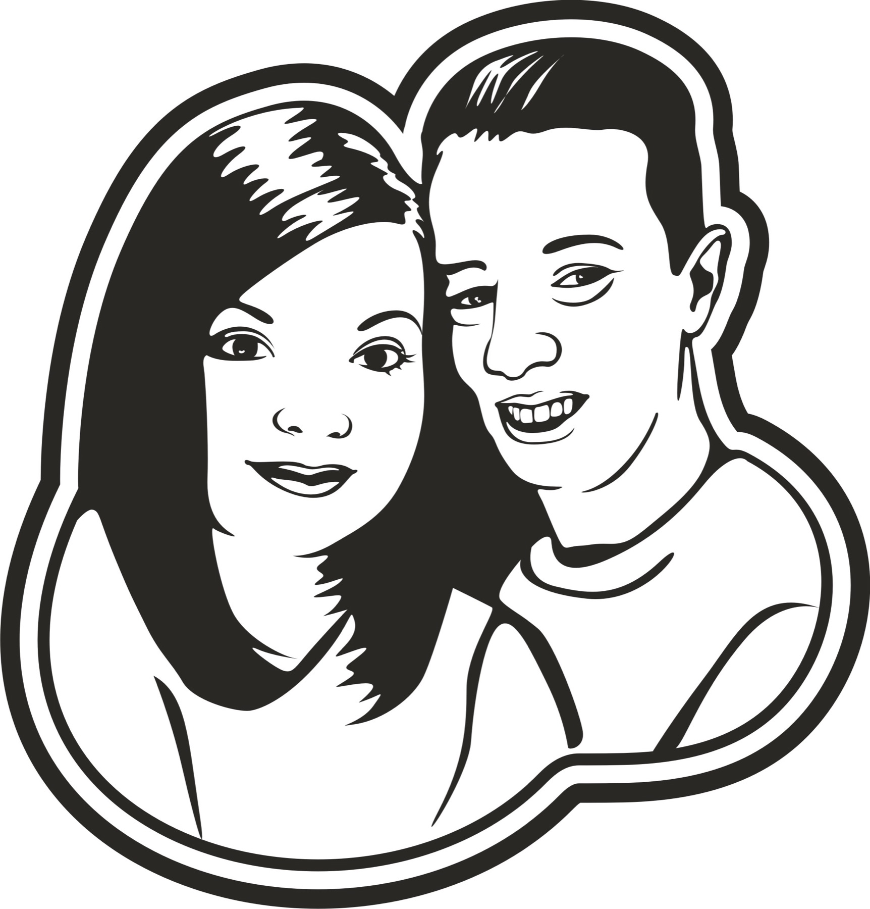Character Face Illustration Creation