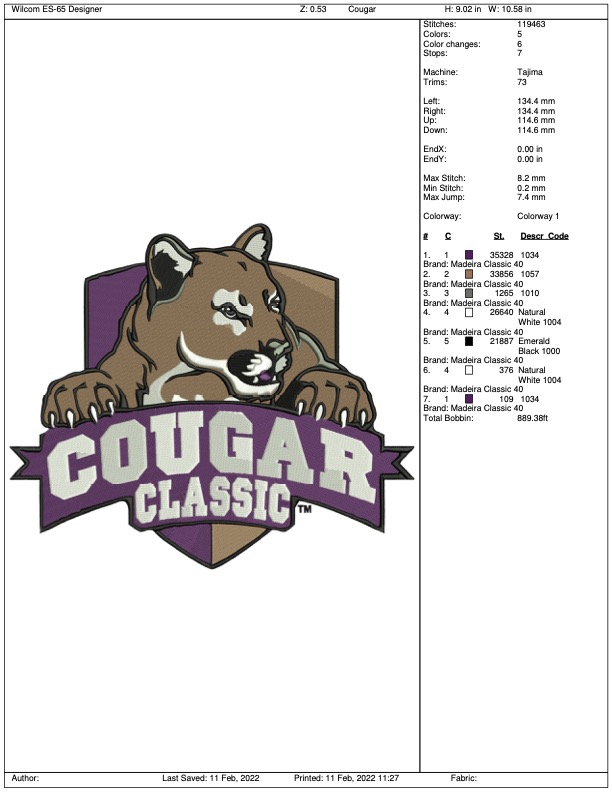 Embroidery Digitizing — After