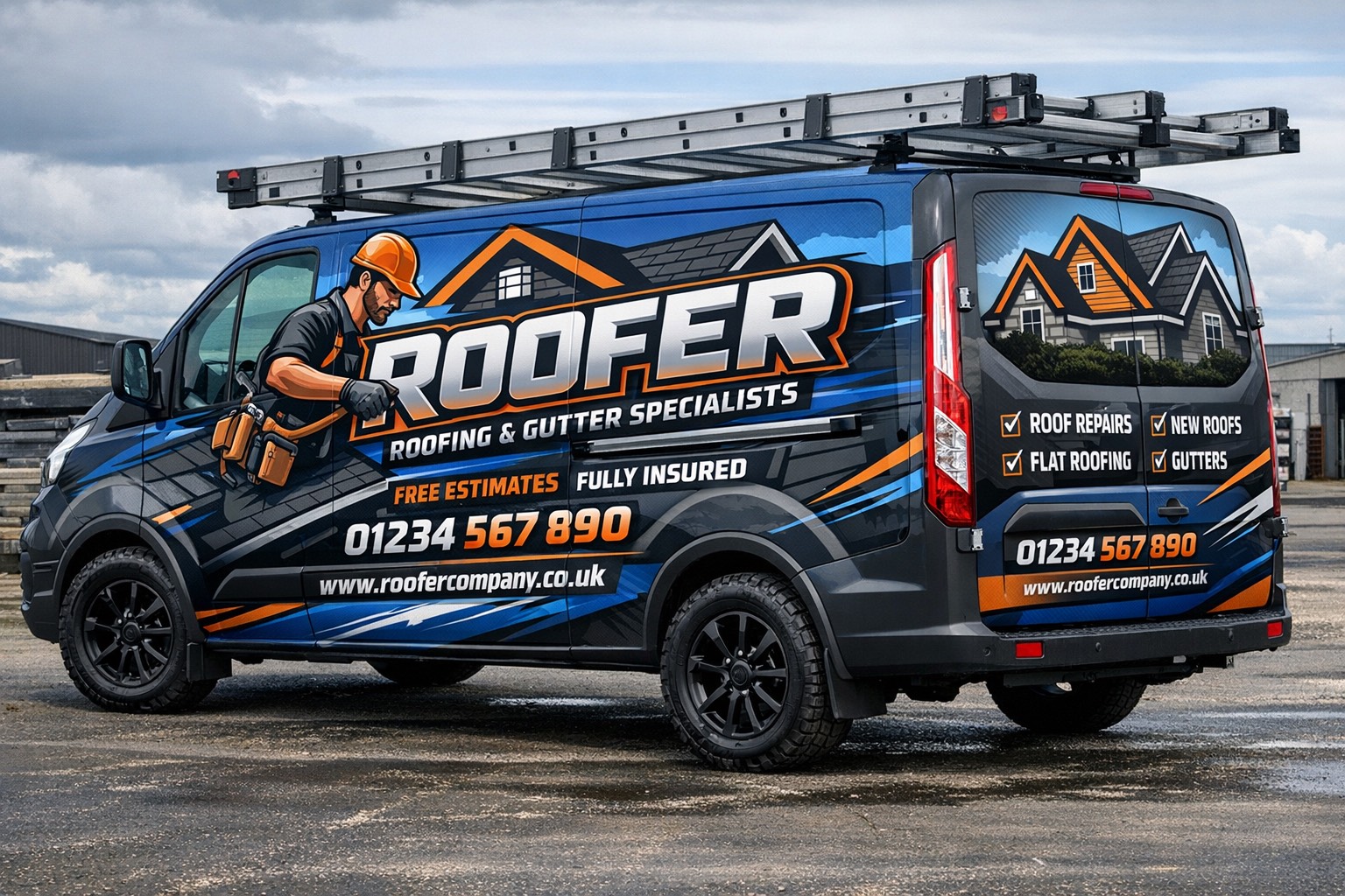 Vehicle Wraps Designs — Before